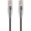 Monoprice SlimRun Cat6 28AWG UTP Ethernet Network Cable 6-inch Black
