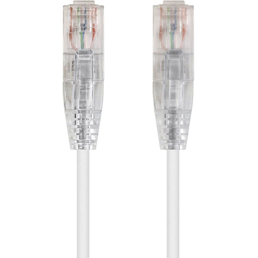 Monoprice SlimRun Cat6 28AWG UTP Ethernet Network Cable 5ft White