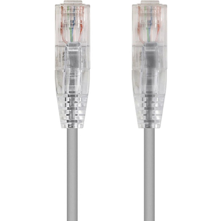 Monoprice SlimRun Cat6 28AWG UTP Ethernet Network Cable 5ft Gray