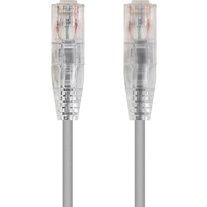 Monoprice SlimRun Cat6 28AWG UTP Ethernet Network Cable 5ft Gray
