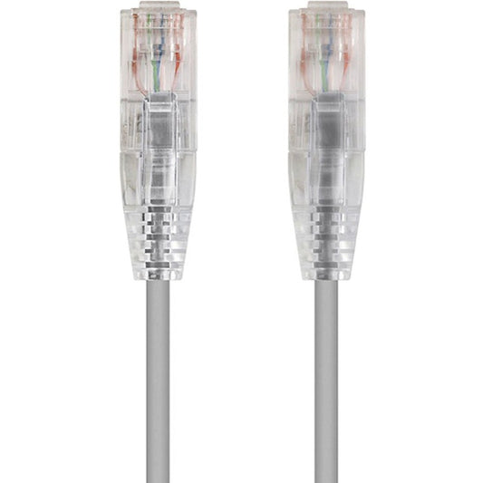 Monoprice SlimRun Cat6 28AWG UTP Ethernet Network Cable 5ft Gray