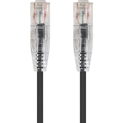 Monoprice SlimRun Cat6 28AWG UTP Ethernet Network Cable 5ft Black