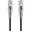 Monoprice SlimRun Cat6 28AWG UTP Ethernet Network Cable 5ft Black