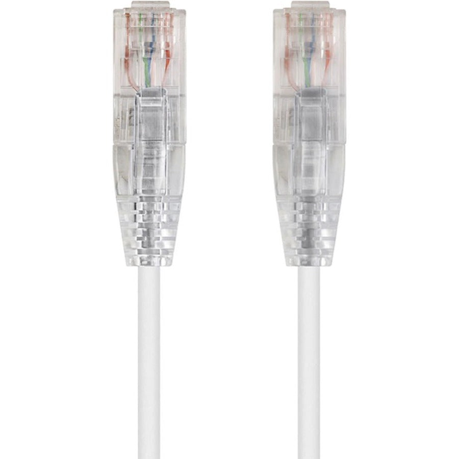 Monoprice SlimRun Cat6 28AWG UTP Ethernet Network Cable 3ft White