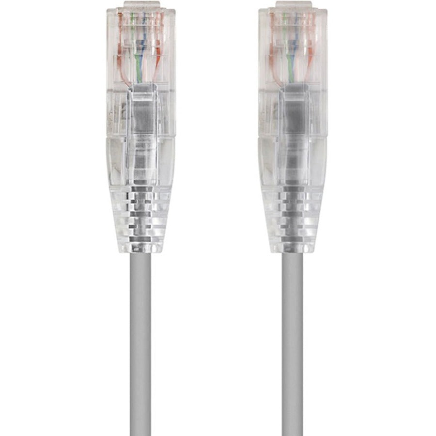 Monoprice SlimRun Cat6 28AWG UTP Ethernet Network Cable 3ft Gray
