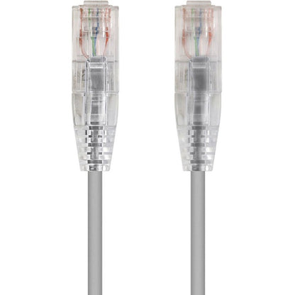 Monoprice SlimRun Cat6 28AWG UTP Ethernet Network Cable 3ft Gray