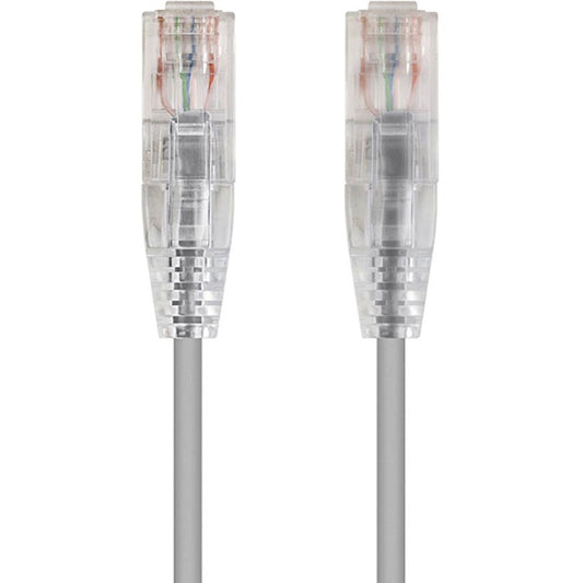 Monoprice SlimRun Cat6 28AWG UTP Ethernet Network Cable 3ft Gray