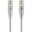 Monoprice SlimRun Cat6 28AWG UTP Ethernet Network Cable 3ft Gray