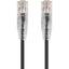 Monoprice SlimRun Cat6 28AWG UTP Ethernet Network Cable 3ft Black