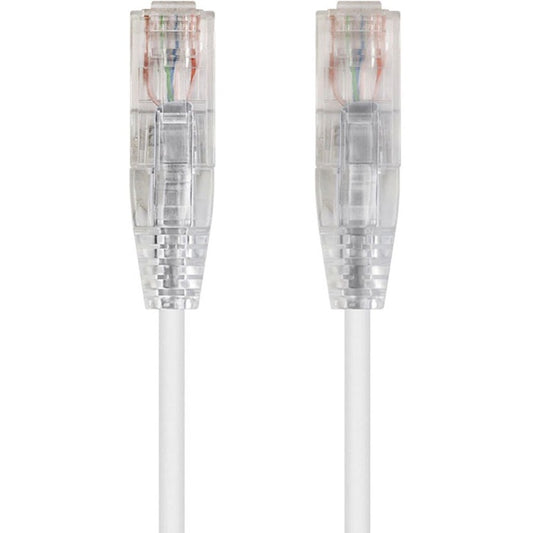 Monoprice SlimRun Cat6 28AWG UTP Ethernet Network Cable 2ft White