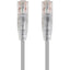 Monoprice SlimRun Cat6 28AWG UTP Ethernet Network Cable 2ft Gray