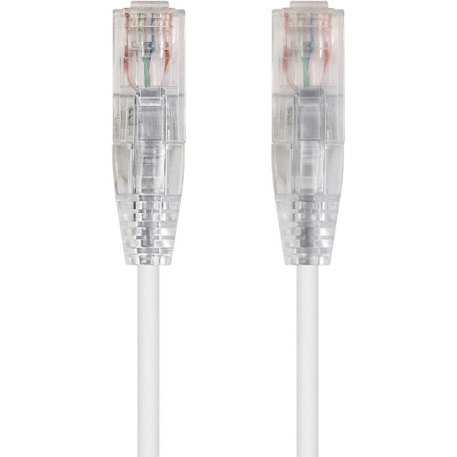 Monoprice SlimRun Cat6 28AWG UTP Ethernet Network Cable 20ft White