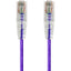 Monoprice SlimRun Cat6 28AWG UTP Ethernet Network Cable 20ft Purple
