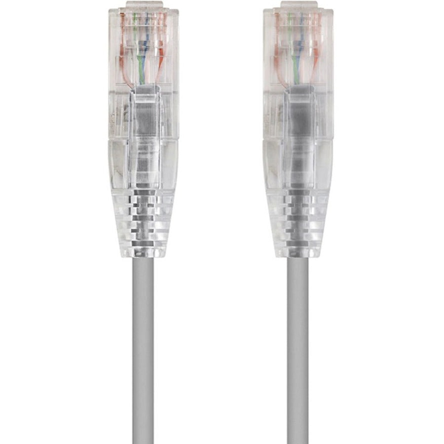 Monoprice SlimRun Cat6 28AWG UTP Ethernet Network Cable 20ft Gray