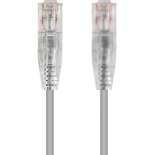 Monoprice SlimRun Cat6 28AWG UTP Ethernet Network Cable 20ft Gray
