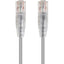 Monoprice SlimRun Cat6 28AWG UTP Ethernet Network Cable 20ft Gray