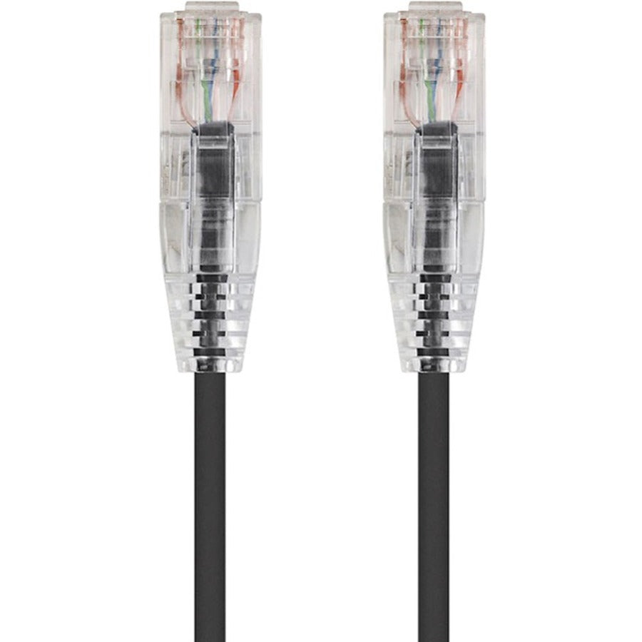 Monoprice SlimRun Cat6 28AWG UTP Ethernet Network Cable 20ft Black