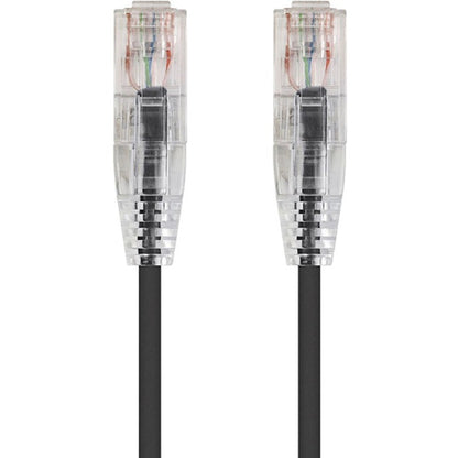 Monoprice SlimRun Cat6 28AWG UTP Ethernet Network Cable 20ft Black