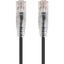Monoprice SlimRun Cat6 28AWG UTP Ethernet Network Cable 20ft Black