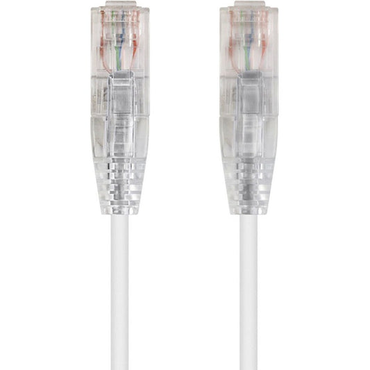 Monoprice SlimRun Cat6 28AWG UTP Ethernet Network Cable 1ft White