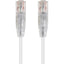 Monoprice SlimRun Cat6 28AWG UTP Ethernet Network Cable 1ft White