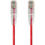 Monoprice SlimRun Cat6 28AWG UTP Ethernet Network Cable 1ft Red