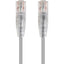 Monoprice SlimRun Cat6 28AWG UTP Ethernet Network Cable 1ft Gray