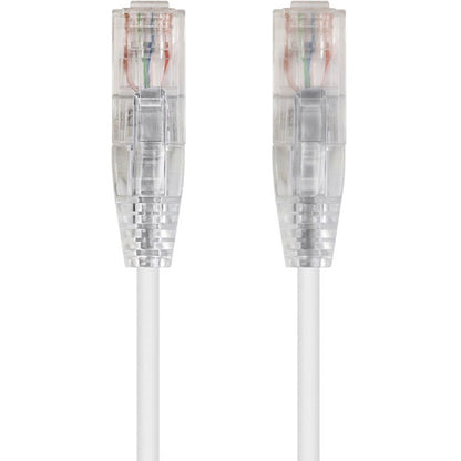 Monoprice SlimRun Cat6 28AWG UTP Ethernet Network Cable 14ft White