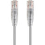Monoprice SlimRun Cat6 28AWG UTP Ethernet Network Cable 14ft Gray
