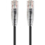 Monoprice SlimRun Cat6 28AWG UTP Ethernet Network Cable 14ft Black