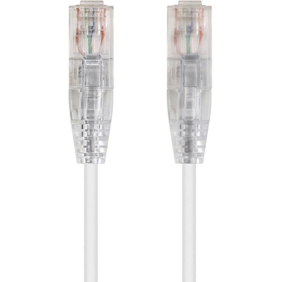 Monoprice SlimRun Cat6 28AWG UTP Ethernet Network Cable 10ft White
