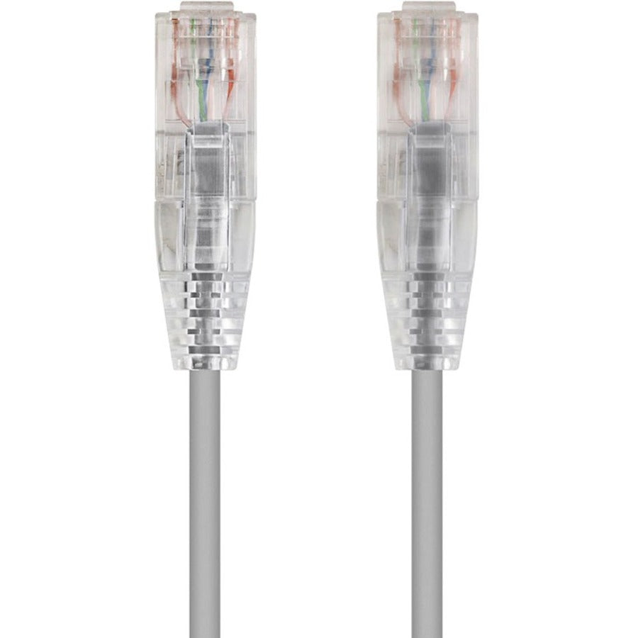 Monoprice SlimRun Cat6 28AWG UTP Ethernet Network Cable 10ft Gray