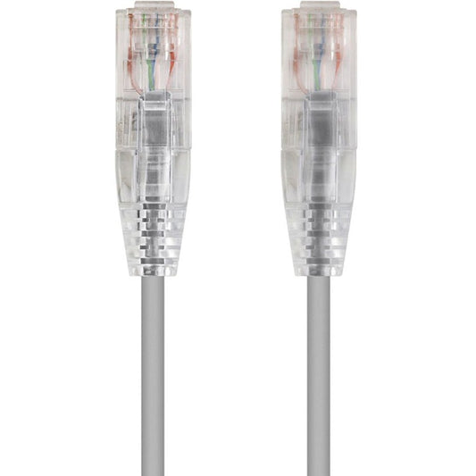 Monoprice SlimRun Cat6 28AWG UTP Ethernet Network Cable 10ft Gray