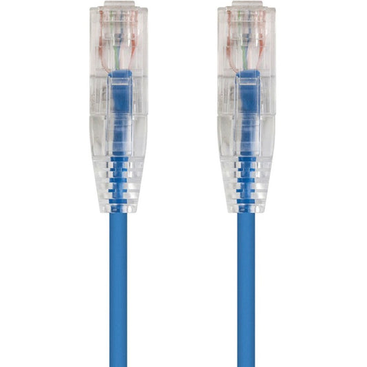 Monoprice SlimRun Cat6 28AWG UTP Ethernet Network Cable 10ft Blue