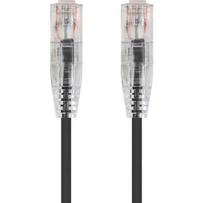Monoprice SlimRun Cat6 28AWG UTP Ethernet Network Cable 10ft Black