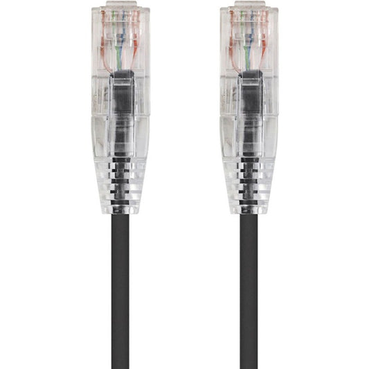 Monoprice SlimRun Cat6 28AWG UTP Ethernet Network Cable 10ft Black