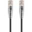 Monoprice SlimRun Cat6 28AWG UTP Ethernet Network Cable 10ft Black
