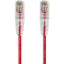 Monoprice SlimRun Cat6 28AWG UTP Ethernet Network Cable 0.5ft Red