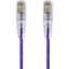 Monoprice SlimRun Cat6 28AWG UTP Ethernet Network Cable 0.5ft Purple