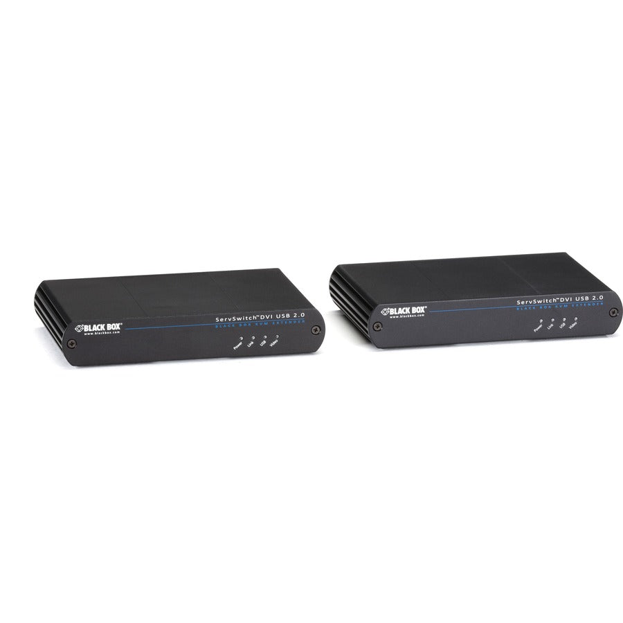 Black Box KVM Extender - DVI-D USB 2.0 Single-Access CATx