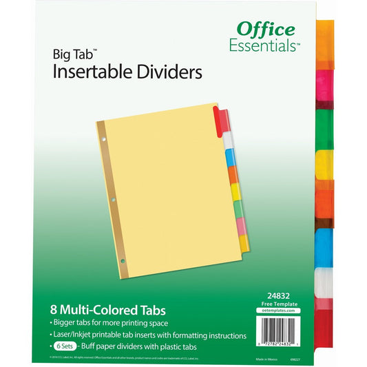 Avery&reg; Office Essentials Big Tab Insertable Dividers