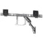 HX WALL DUAL MONITOR ARM POLISH