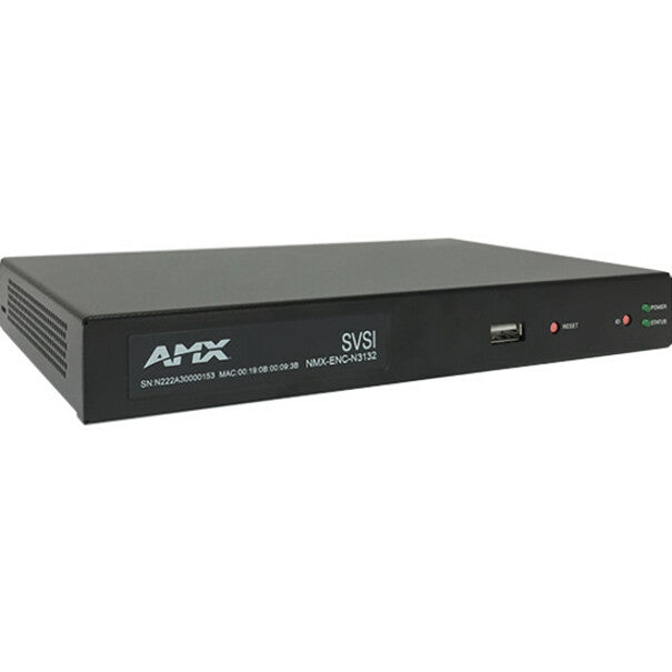 AMX H.264 Compressed Video over IP Encoder PoE SFP HDMI USB for Record