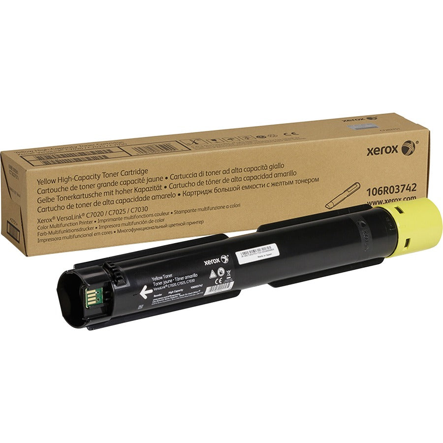 Xerox Original Standard Yield Laser Toner Cartridge - Yellow - 1 Each