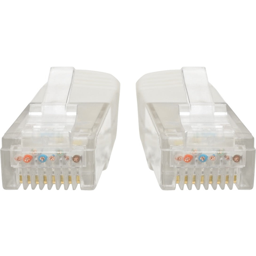 Tripp Lite Cat6 Gigabit Molded (UTP) Ethernet Cable (RJ45 M/M) PoE White 5 ft. (1.52 m)