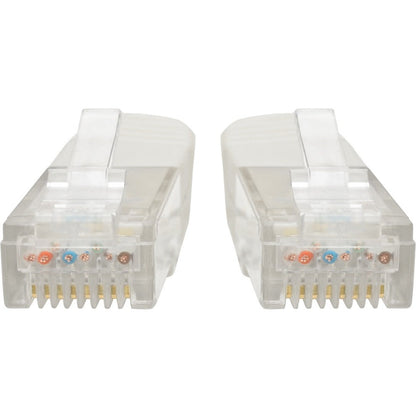 Tripp Lite Cat6 Gigabit Molded (UTP) Ethernet Cable (RJ45 M/M) PoE White 5 ft. (1.52 m)