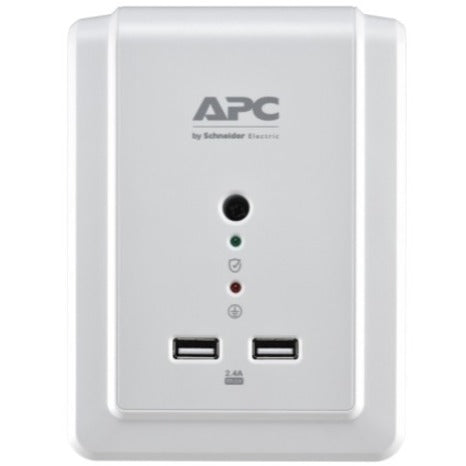 APC by Schneider Electric Essential SurgeArrest 6 Outlet Wall Mount With USB 120V