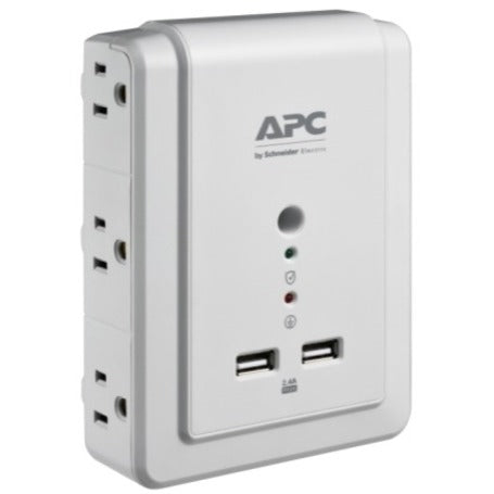 APC by Schneider Electric Essential SurgeArrest 6 Outlet Wall Mount With USB 120V