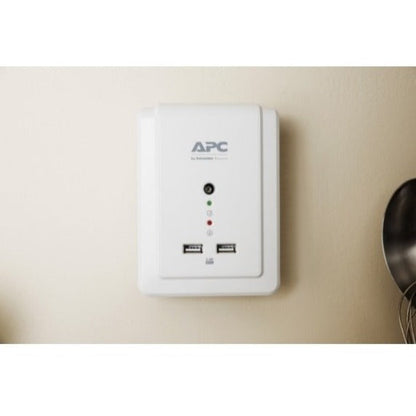 APC by Schneider Electric Essential SurgeArrest 6 Outlet Wall Mount With USB 120V