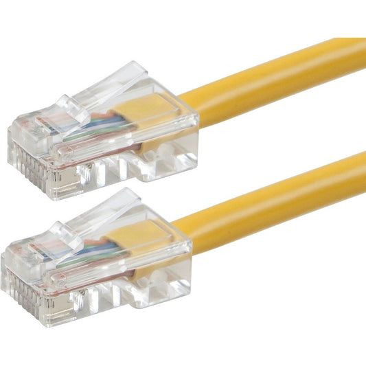Monoprice ZEROboot Series Cat6 24AWG UTP Ethernet Network Patch Cable 7ft Yellow